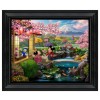 Thomas Kinkade Brushstroke Vignette: Mickey and Minnie in Japan