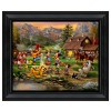 Thomas Kinkade Brushstroke Vignette: Mickey and Minnie Rocky Mountain Roundup