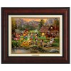 Kinkade Disney Canvas Classics: Mickey and Minnie Rocky Mountain Roundup