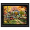 Thomas Kinkade Brushstroke Vignette: The Fox and the Hound