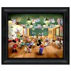 Thomas Kinkade Brushstroke Vignette: Mickey and Minnie Schoolhouse