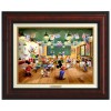 Kinkade Disney Canvas Classics: Mickey and Minnie Schoolhouse