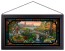 Kinkade Disney Stained Glass Art: 101 Dalmatians (Black Frame)