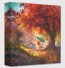 Treasures on Canvas: Autumn Leaves Gently Falling by James Coleman