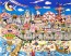 Betty's Boopin', Popeye's Swoonin' On Coney Island by Charles Fazzino (Regular)
