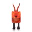 Borowski Antelope Vase, Red/Orange (24-04-45)