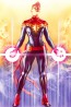 Mighty Captain Marvel Lithograph by Alex Ross