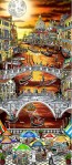 Midnight in Venice by Charles Fazzino (Deluxe)