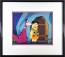 Dino in Stay Out OPC: Dino and Fred at Doorway (15751) framed