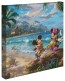 Kinkade Disney Minis: Mickey And Minnie In Hawaii
