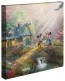 Kinkade Disney Minis: Mickey And Minnie Sweetheart Bridge