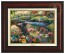 Kinkade Disney Canvas Classics: Alice In Wonderland (Classic Burl Frame)