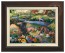 Kinkade Disney Canvas Classics: Alice In Wonderland (Classic Espresso Frame)