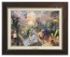 Kinkade Disney Canvas Classics: Beauty and the Beast Falling In Love (Classic Espresso Frame)