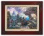 Kinkade Disney Canvas Classics: Cinderella Wishes Upon A Dream (Classic Brandy Frame)