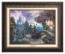 Kinkade Disney Canvas Classics: Cinderella Wishes Upon A Dream (Classic Aged Bronze Frame)
