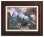 Kinkade Disney Canvas Classics: Cinderella Wishes Upon A Dream (Classic Burl Frame)