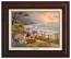 Kinkade Disney Canvas Classics: Donald and Daisy A Duck Day Afternoon (Classic Burl Frame)