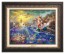 Kinkade Disney Canvas Classics: The Little Mermaid (Classic Aged Bronze Frame)