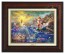 Kinkade Disney Canvas Classics: The Little Mermaid (Classic Burl Frame)