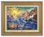 Kinkade Disney Canvas Classics: The Little Mermaid (Classic Antique Gold Frame)