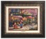 Kinkade Disney Canvas Classics: Mickey and Minnie Sweetheart Caf&eacute; (Classic Aged Bronze Frame)
