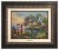 Kinkade Disney Canvas Classics: Mickey and Minnie Sweetheart Cove (Classic Aged Bronze Frame)