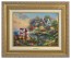 Kinkade Disney Canvas Classics: Mickey and Minnie Sweetheart Cove (Classic Antique Gold Frame)