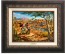 Kinkade Disney Canvas Classics: Mickey and Minnie In the Outback (Classic Aged Bronze Frame)