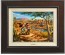 Kinkade Disney Canvas Classics: Mickey and Minnie In the Outback (Classic Espresso Frame)