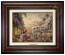 Kinkade Disney Canvas Classics: Minnie Rocks the Dots On Rodeo Drive (Classic Burl Frame)