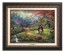 Kinkade Disney Canvas Classics: Mulan Blossoms Of Love (Classic Aged Bronze Frame)
