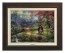Kinkade Disney Canvas Classics: Mulan Blossoms Of Love (Classic Espresso Frame)
