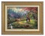 Kinkade Disney Canvas Classics: Mulan Blossoms Of Love (Classic Antique Gold Frame)
