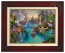 Kinkade Disney Canvas Classics: Peter Pan's Neverland (Classic Brandy Frame)