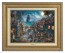 Kinkade Disney Canvas Classics: Pirates Of the Caribbean (Classic Antique Gold Frame)