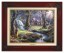 Kinkade Disney Canvas Classics: Snow White Discovers the Cottage (Classic Brandy Frame)