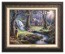Kinkade Disney Canvas Classics: Snow White Discovers the Cottage (Classic Aged Bronze Frame)
