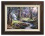 Kinkade Disney Canvas Classics: Snow White Discovers the Cottage (Classic Espresso Frame)