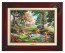 Kinkade Disney Canvas Classics: Winnie the Pooh I (Classic Brandy Frame)