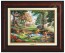 Kinkade Disney Canvas Classics: Winnie the Pooh I (Classic Burl Frame)