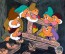 Seven Dwarfs on Staircase (Unsigned)