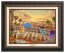 Kinkade Disney Canvas Classics: Jasmine Dancing in the Desert Sunset (Classic Aged Bronze Frame)