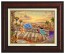 Kinkade Disney Canvas Classics: Jasmine Dancing in the Desert Sunset (Classic Burl Frame)