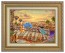 Kinkade Disney Canvas Classics: Jasmine Dancing in the Desert Sunset (Classic Antique Gold Frame)