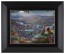 Kinkade Disney Canvas Classics: Lady and the Tramp Falling In Love (Classic Black Frame)
