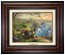 Kinkade Disney Canvas Classics: Mickey and Minnie in Ireland (Classic Burl Frame)