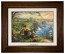 Kinkade Disney Canvas Classics: Mickey and Minnie in Ireland (Classic Espresso Frame)