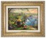 Kinkade Disney Canvas Classics: Mickey and Minnie in Ireland (Classic Antique Gold Frame)