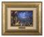 Kinkade Disney Brushworks: Beauty And The Beast Dancing In The Moonlight (Classic Antique Gold Frame)